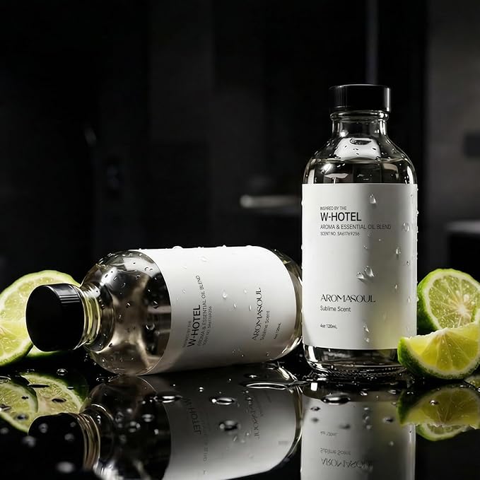 Hotel Diffuser Oil Inspired by W-Hotel Scent - Premium Fragrance Oil for Ultrasonic and Waterless Diffuser - 120 mL, 4 fl oz