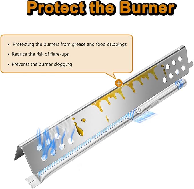 463342118 Grill Replacement Parts for Charbroil Performance 4 Burner Gas Grill Parts G470-0004-W1A G470-5200-W1 463342119 Char Broil G321-4C00-W1 463377319 463332718 463376017 Heat Tent Burner Tube
