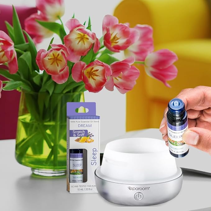 SpaRoom Aromatherapy 100% Pure Essential Oils for Diffusers and Air Freshners, Dream Sleep Blend, 10 mL