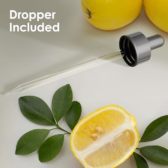 Heavenly Pure Lemon Essential Oil 4 oz with Dropper for Aromatherapy, Diffuser, Candle, and Mosquitoes (118 ml)
