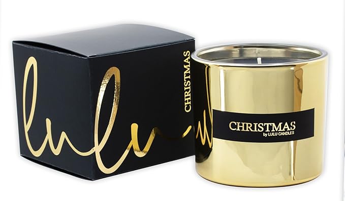 Lulu Candles | Christmas - Pineapple Evergreen | Luxury Scented Soy Jar Candle | Hand Poured in The USA | Highly Scented & Long Lasting (11 Oz. Limited)