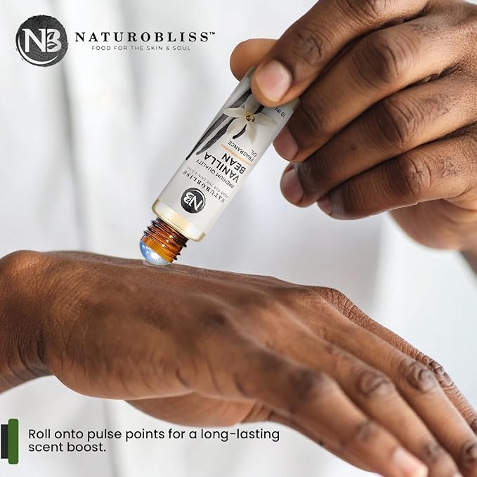 NaturoBliss Vanilla Perfume, Fragrance Oil Roll On 10 ml