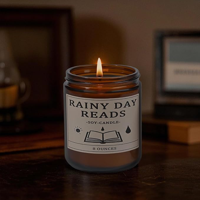 Book Lover Candle,Book Lovers Gift Ideas, Candle for Women, Reading Gifts, Birthday Gifts, Holiday, Scented Candles for Men, Women, Librarian 8oz