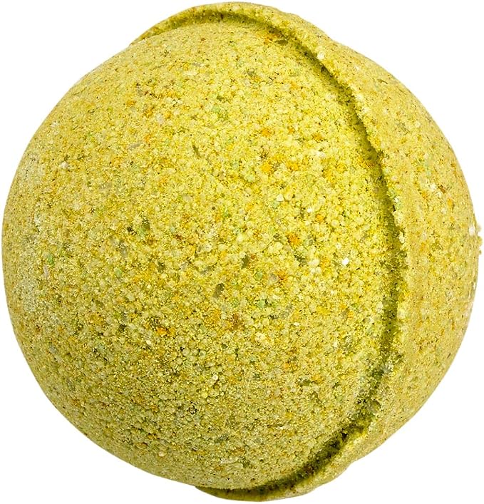 Fabulous Frannie Lemon Bergamot Natural, Handmade Bath Bomb Set, Rich in Essential Oil, Mineral Salt, Coconut Oil, Witch Hazel, Fizzies to Moisturize Skin 2.5oz (Pack of 1)