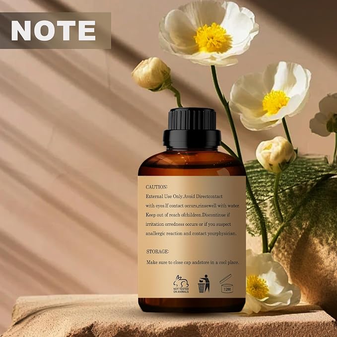Gardenia Essential Oils, 240ML Pure and Natural Essential Oil for Aromatherapy Diffuser - Gardenia /8 Fl Oz