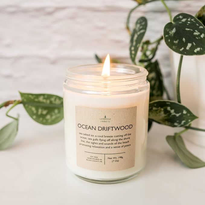 Handmade | Soy Candle (Ocean Driftwood, 8 oz.)