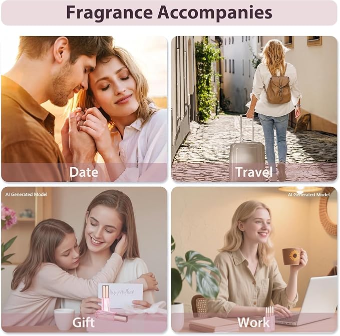 Perfume Travel Refillable Atomizer, 3 Pack 10ml Leak Proof Refillable Perfume Bottle for Air Travel, Purse and Business Trips, Glass Atomizer Sprayer for Cologne with Funnel & Pipette