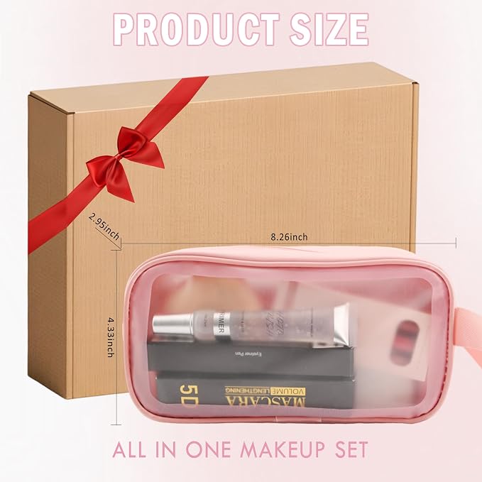 All in One Makeup Kit for Women Full Kit,Travel Makeup Kit for Teens,Make Up Gift Set with Everything,Foundation Eyeshadow Lip Gloss Eyebrow Blush Powder, Mother's Day Make Up Gift for Women Mom-A