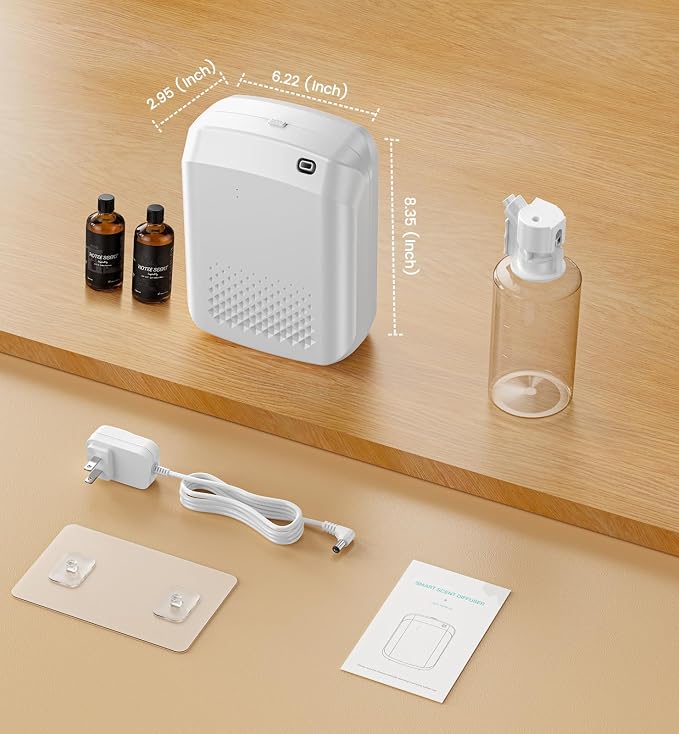 Waterless Essential Oil Diffuser with 2 x 100ML Essential Oils