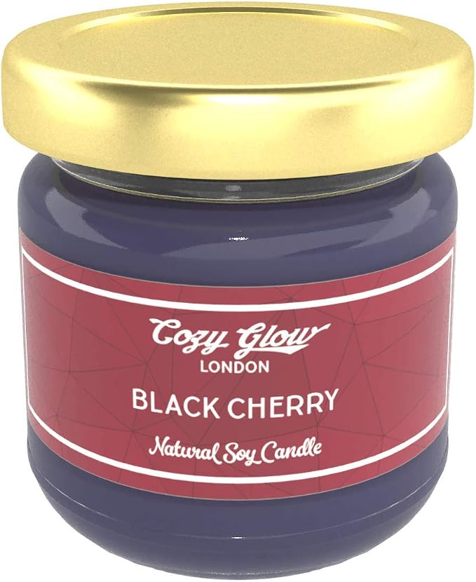 Cozy Glow Black Cherry Mini Soy Candle