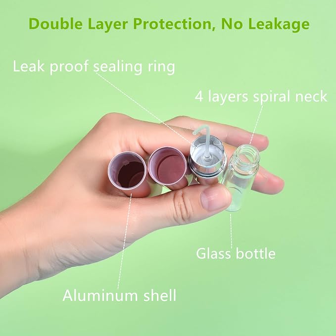 5 Pcs Travel Size Perfume Atomizer, 10ml/0.34oz Refill Bottle Mini Cologne Spray Bottle Refillable Perfume Bottle for Travel and Party with Tool