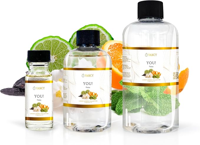 YANCY You Luxury Collection Fragrance Oil (1/2 oz), Intimate and Warm Scent, Ideal for Diffusers, Oil Burners & Aroma Lamps, Soft Signature Fragrance for Personal Spaces