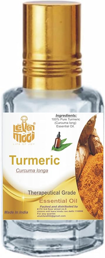 LEVENMOOI Therapeutic Grade Essential Oil – Pure & Natural for Aromatherapy, Humidifiers, Diffusers & DIY Uses (10, Turmeric)