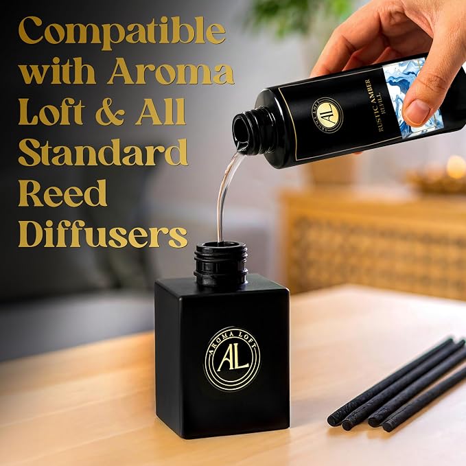 Cashmere Vanilla Reed Diffuser Oil Refill, Diffuser Oil scents for Home, 4 oz Fragrance Oil, Fragrance Oil Diffuser