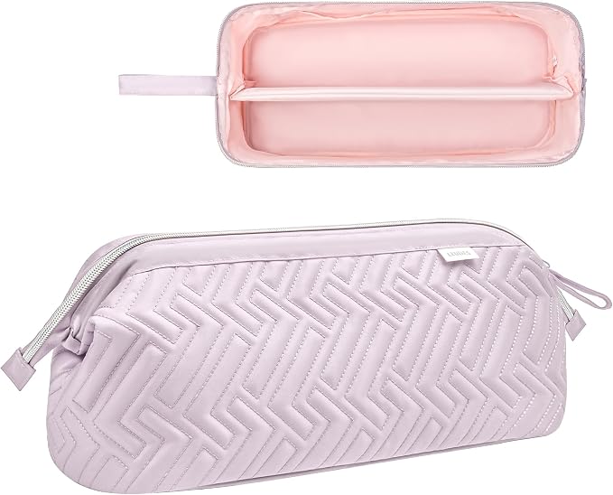 Leudes Hair Tools Travel Bag for Shark Flexstyle Carrying Case Portable Shark Hair Air Wrap Dryer Case Waterproof Dustproof Flat Curling Iron Travel Organizer (Lavender Violet)