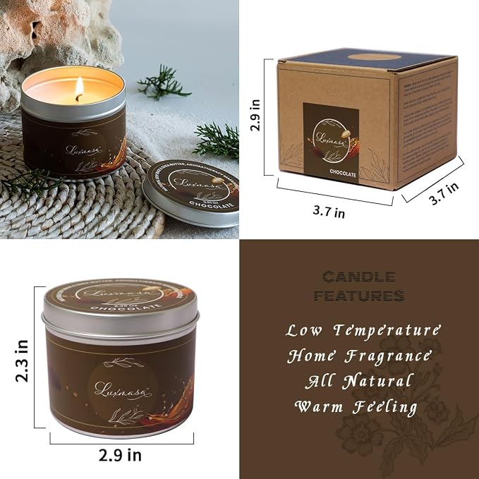 Massage Oil Candle Low Temperature Scented for Home Fragrance, All Natural Soybean Oil Warm Candle for Dating,Amazing Gift for Women and Men, Wine Chocolate Scent 6.35OZ