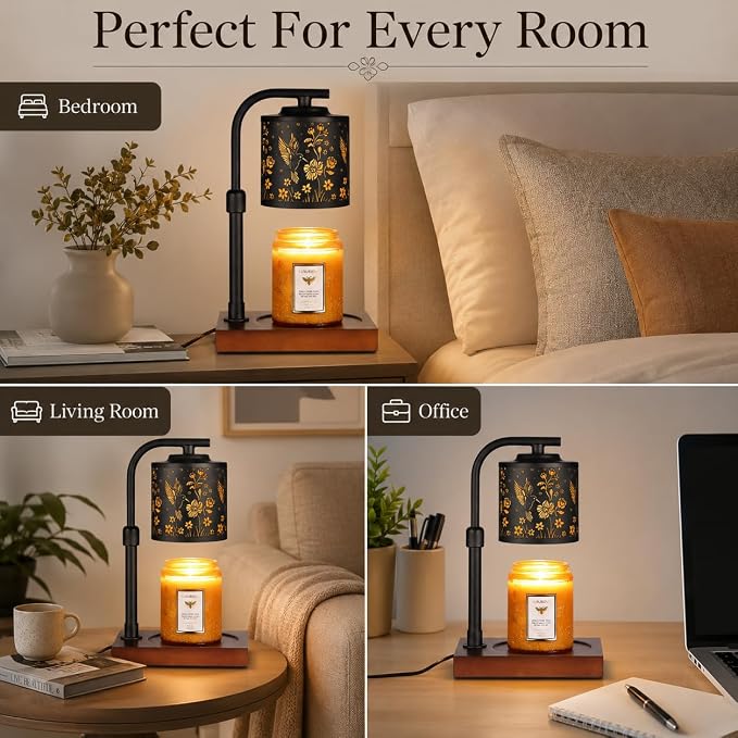 mocosa Candle Warmer Lamp with Adjustable Height Dimmable for New Home Decor Electric Candle Warmer for Jar Candles Birthday Gifts for Women Mom(Hummingbird)