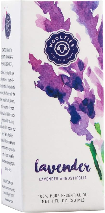Woolzies Lavender 100% NATURAL Pure Essential oil - 2 pack - 1 Fl oz per bottle