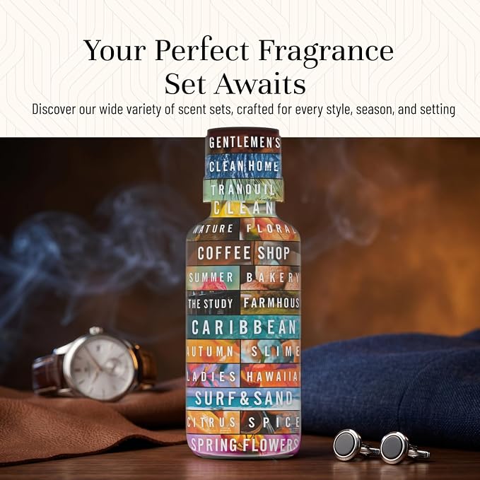 P&J Trading His Trio Set of 3 - Teakwood, Bay Rum & Sweet Tobacco - Premium Concentrated Trio Set for Candle Making, Diffusers, Soap Making, Car Freshies & DIY Crafts - USA Made, 30 ML