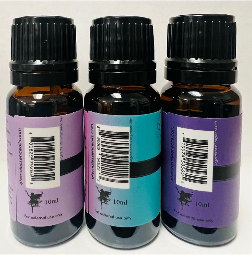 Trio (3) - Lavender Chamomile, Lavender Breeze & Lavender - Premium Fragrance Oil Trio - 10ML