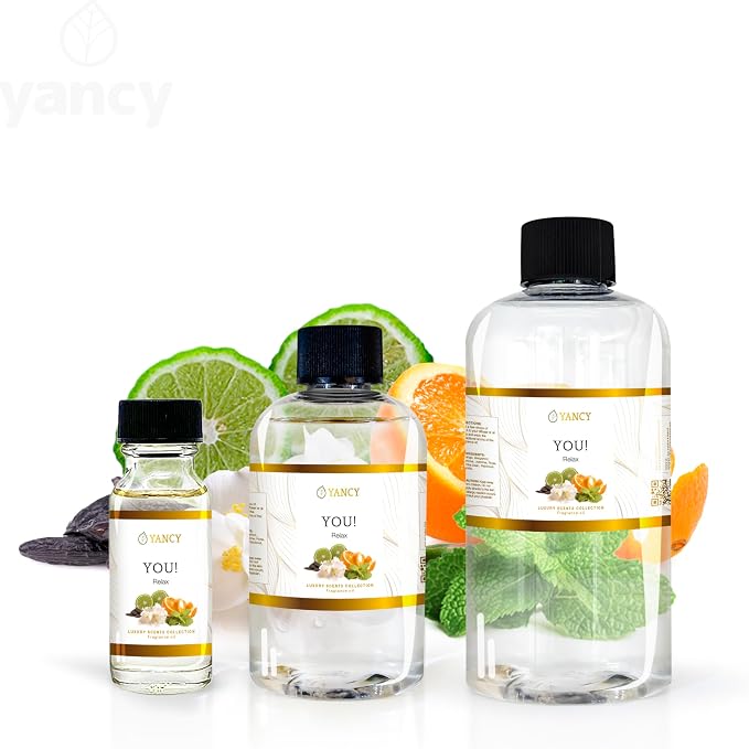 YANCY You Luxury Collection Fragrance Oil (4 oz), Intimate and Warm Scent, Ideal for Diffusers, Oil Burners & Aroma Lamps, Soft Signature Fragrance for Personal Spaces