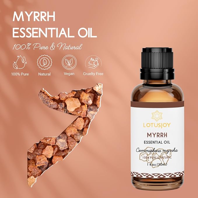 Frankincense and Myrrh Essential Oil, 100% Pure Natural, for Diffuser