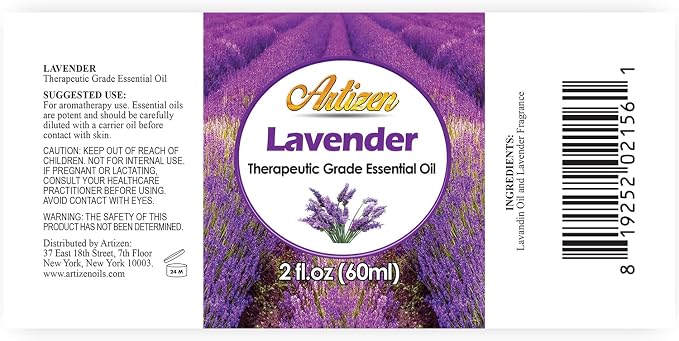 Healing Solutions 60ml Oils - Lavender Essential Oil - 2 Fluid Ounces