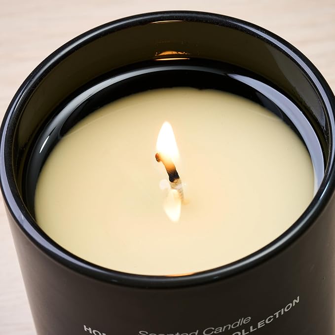 M&SENSE Natural Soy Candle| Vanilla Sandalwood | 5.3 oz | Mini Spring Scented Candles for Relaxation,Meditation, Home Décor | for Bedroom, Office, Party Small