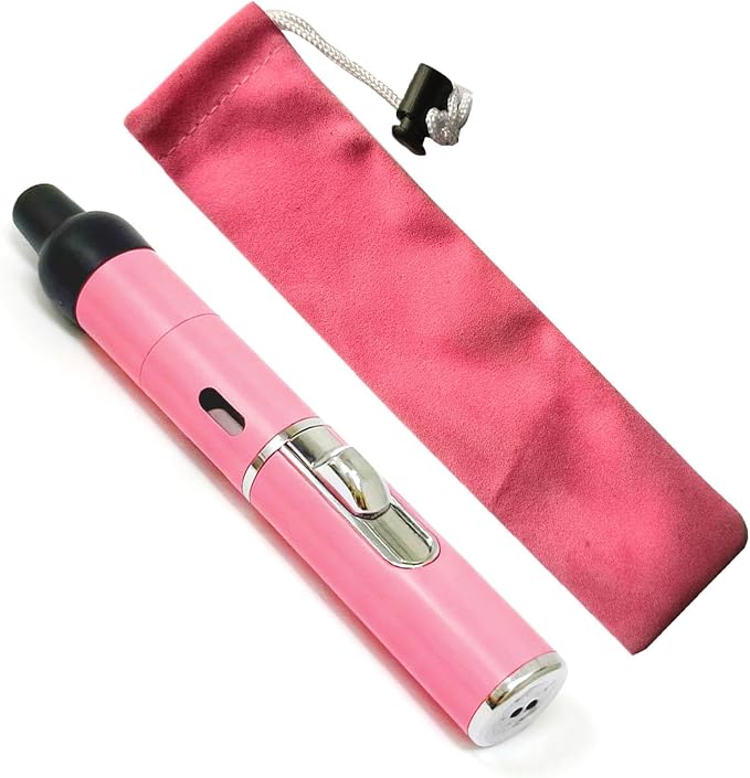 Torch Lighter,Handheld Multifunctional All-in-One Tube Built-in Detachable Windproof Lighter,Outdoor,Indoor,Camping,Candle,Birthday,Light Pink(2PCS)