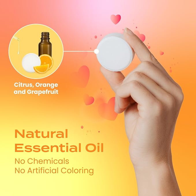 Body Restore Shower Steamers Aromatherapy 15 Pack – Fathers Day Gift for Dad, Birthday Gifts for Women & Men, Spa Stress Relief & Relaxation Self Care Gifts – Premium Citrus Essential Oil Tablets
