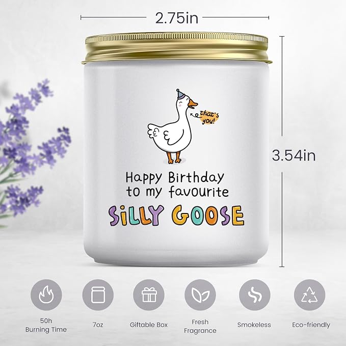Jonico Birthday Gifts for Women - Birthday Gifts for Best Friend Bestie BFF Friendship Wife Husband Girlfriend Boyfriend Daughter Son, Lavender Candle