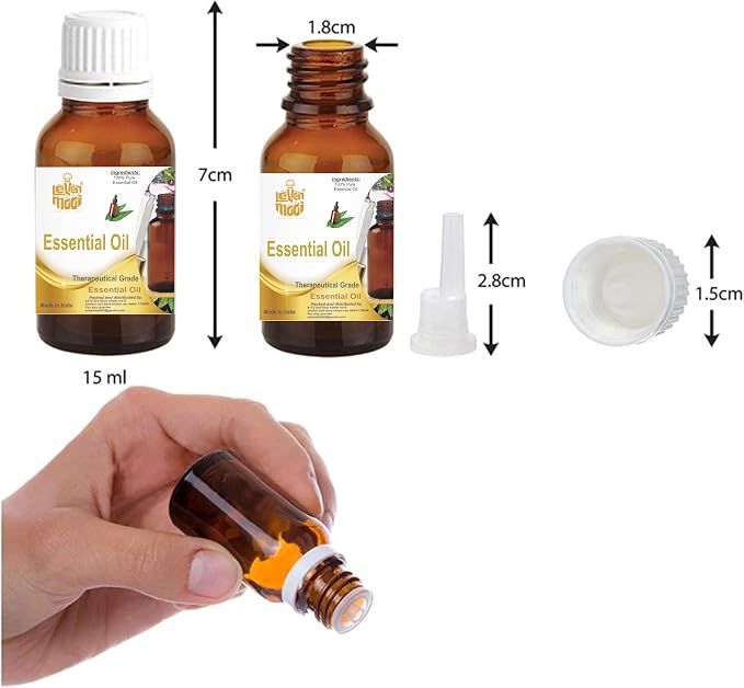LEVENMOOI TAGETES MINUTA (Tagetes Minuta) Pure & Natural Therapeutic Grade Essential Oil Glass with Dropper (15ml)