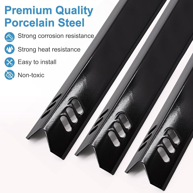 Grill Replacement Parts for Dyna-Glo DGB610SSP DGF600SSP, Drip Pan Grease Tray & Grill Grates & Heat Tents for Dyna Glo DGB610SSP 6 Burner Grill Models