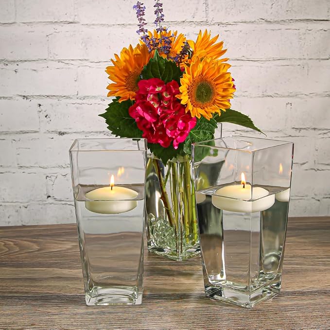 Richland® Floating Candles 3" Set of 12 (Light Ivory)