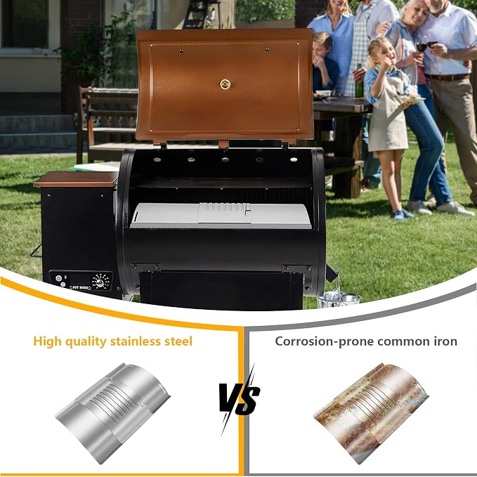 Flame Broiler Kit for Pit Boss 700 Series Pellet Grills,Compatible with PB700FB PB700FBW2 PB700SC PB700FBW1 PB700S Pellet Grills,Includes Main Plate and Slide Cover