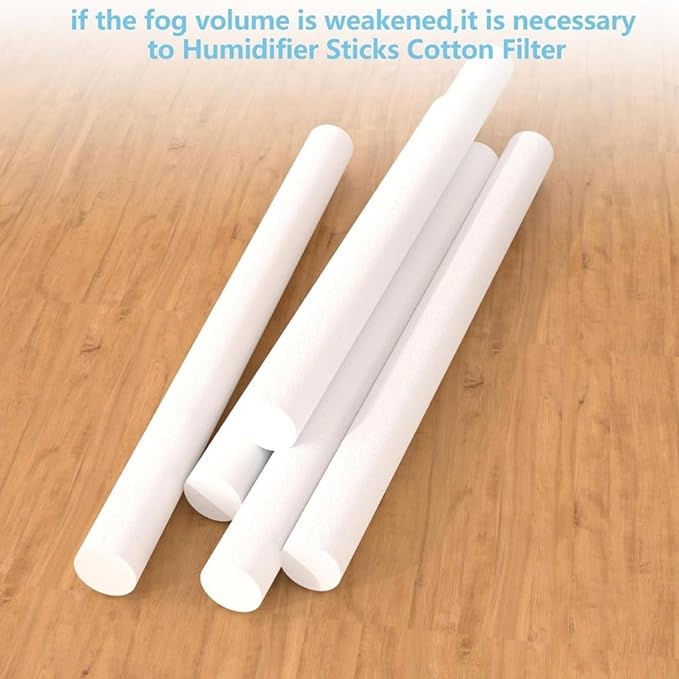50pcs Multi Purpose Quick Absorption Fibre Cotton Humidifier Sticks Replacement Set Retention Diffusers Wicks