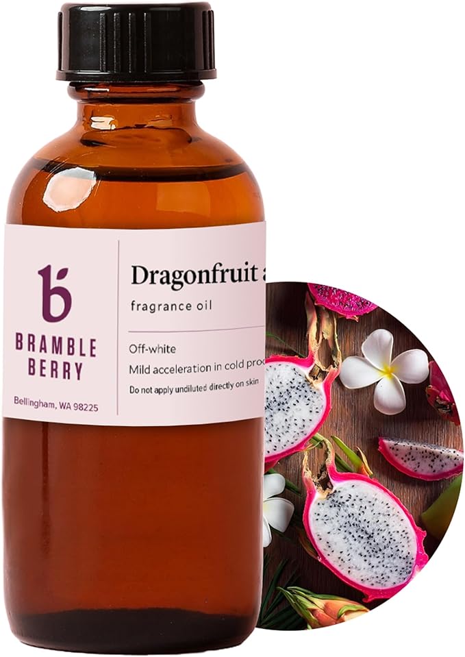 Bramble Berry Dragonfruit & Hibiscus Exotic Fruit & Floral Scent for Soap Making, Candles, Lotion, Bath Bombs & Perfume | Skin Safe, Vegan, Paraben & Phthalate Free, DIY Craft Essential