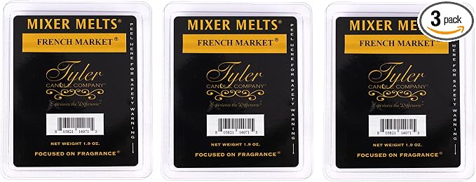 French Market Mixer Melts by Tyler CandleSET OF 3