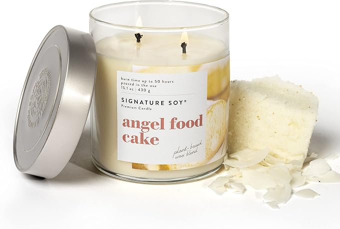 Signature Soy Lidded Angel Food Cake Scented Candle