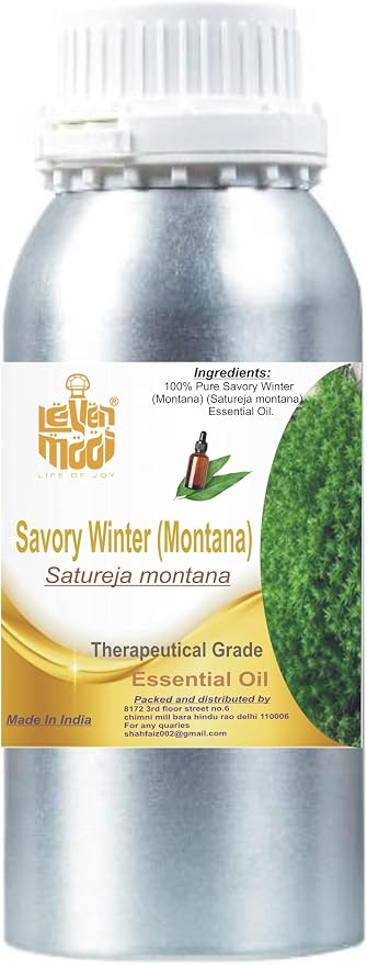 LEVENMOOI Therapeutic Grade Essential Oil – Pure & Natural for Aromatherapy, Humidifiers, Diffusers & DIY Uses (500, Savory Winter Montana)