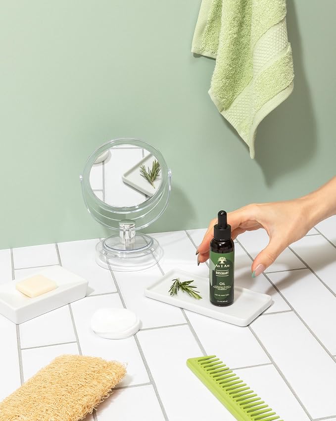 As I Am Rosemary Oil - 2 oz - Hair Density Serum - with Biotin & Saw Palmetto