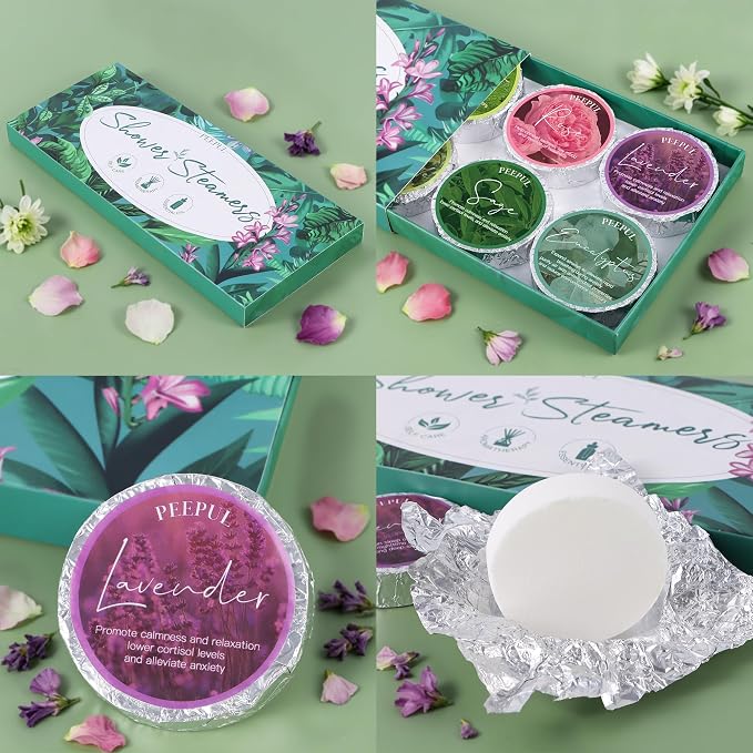 Shower Steamers Aromatherapy Birthday Gifts for Women - 10 Pack,Gifts for Wife Mothers Daughter Sister Stress Relief & Deep Relaxation Self Care Home Spa Essential