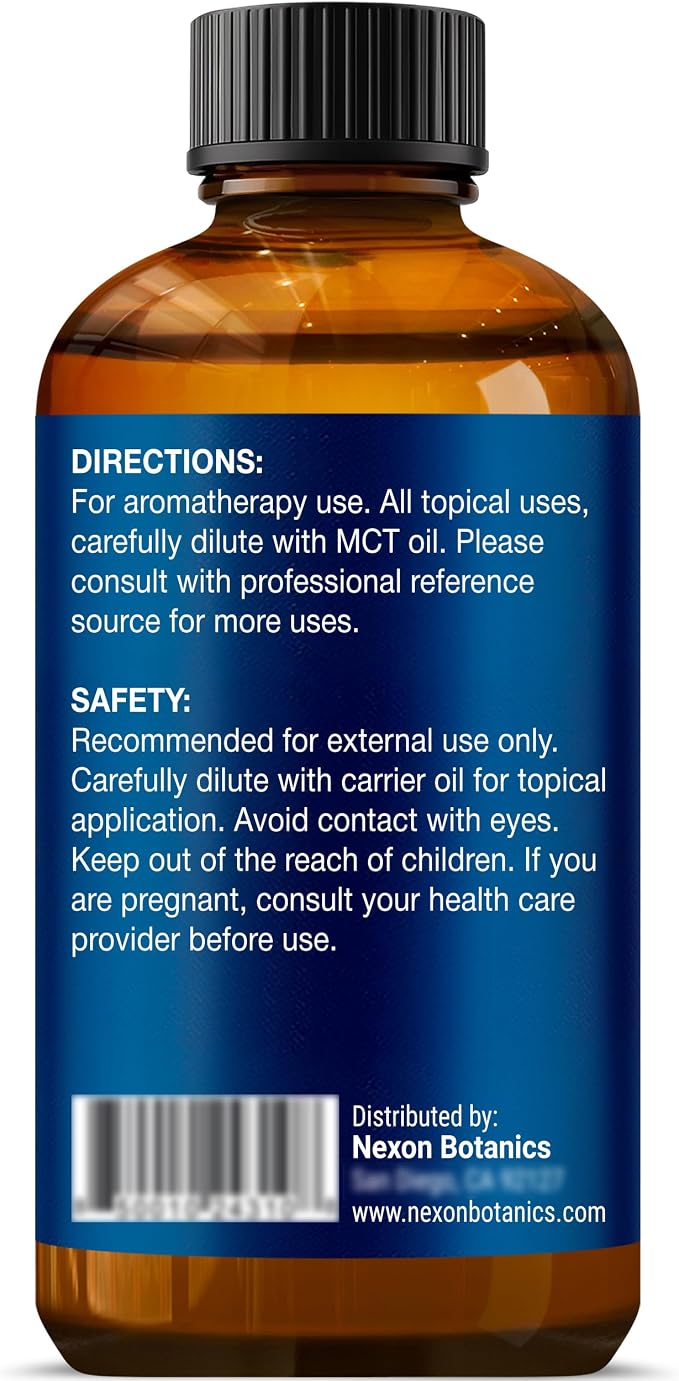 Breathe Essential Oil Blend 60 ml - Breath Sinus Relief with Menthol Oils - for Humidifiers, Diffusers, and Aromatherapy - Nexon Botanics