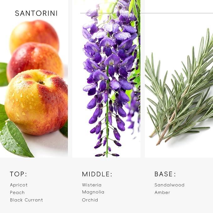 Hotel Diffuser Oil Inspired by Santorini Scent - Premium Fragrance Oil for Ultrasonic and Waterless Diffuser - 120 mL, 4 fl oz