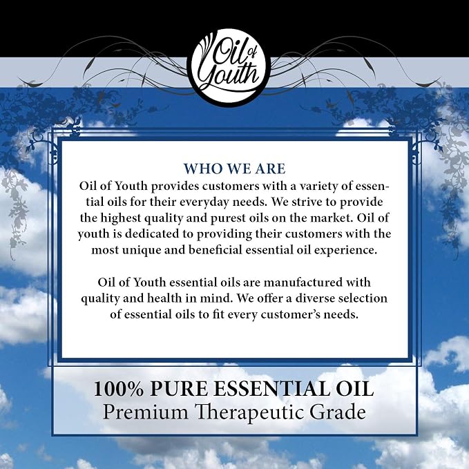 Oil of Youth Essential Oils 8oz - Lemon Essential Oil - Aromatherapy Oils - Therapeutic Grade