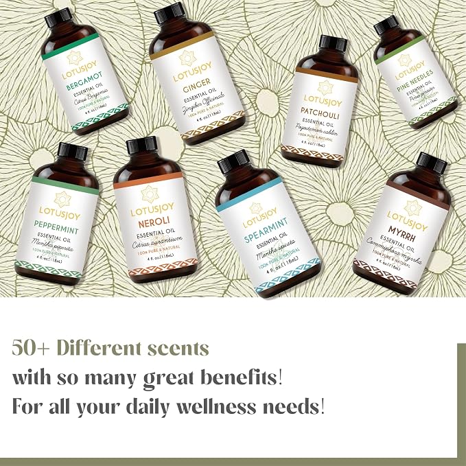 Patchouli Essential Oil for Skin Hair Diffuser, 100% Pure Natural Patchouli Oil for Room Spray, Roll On, DIY Candles & Soap Making - 4 Oz