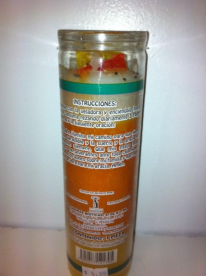 Prosperity & Abundance (Prosperidad Y Abundancia) 7 Day Prepared Scented Candle in Glass