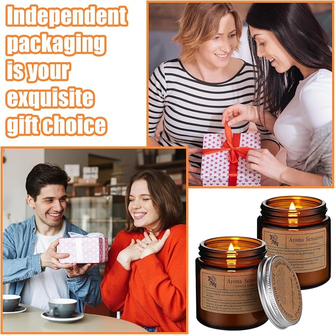 Threlaco 100 Pack Scented Candles Gift Set, Aromatherapy Jar Candle Bulk for Home Scented, Natural Smokeless Soy Wax in 10 Scents, Small Aromatherapy Gifts for Women Men, Party Favor, Yoga, Spa Decor