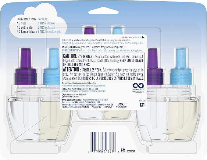 Febreze Plug Air Freshener Oil Refill, Lavender