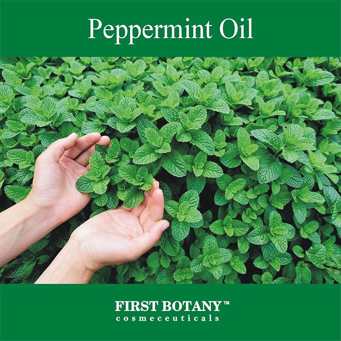 First Botany, 100% Pure Peppermint Oil - Premium Peppermint Essential Oil for Aromatherapy, Massage, Topical & Household Uses - 1 fl oz (Pack of 2)